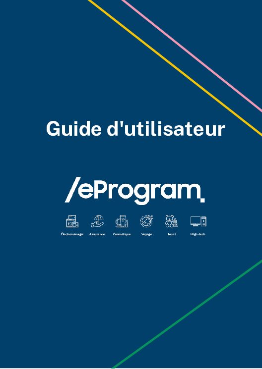 Guide d’utilisateur eProgram