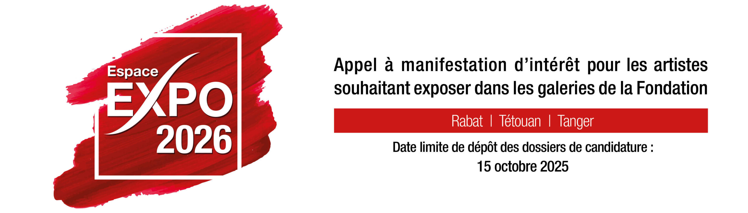EXPO 2026: PROGRAMME DES EXPOSITIONS ARTISTIQUES